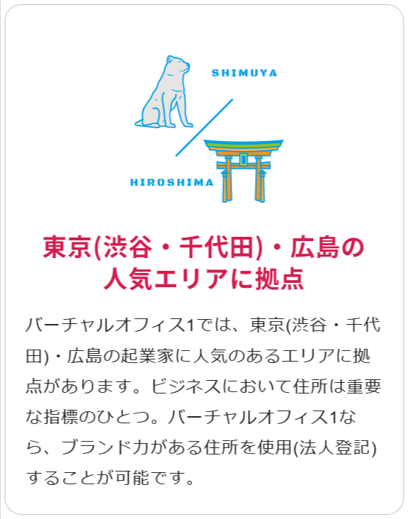 東京の人気格安バーチャルオフィス【翌年基本料-月額0円-無料-～】バーチャルオフィス1公式-渋谷-千代田-広島--03-23-2026_06_33_PM